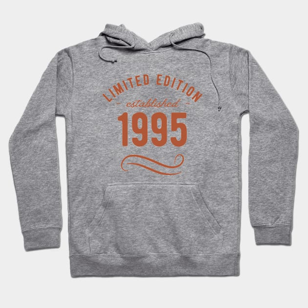 Limited Edition established 1995  text Hoodie by byNIKA